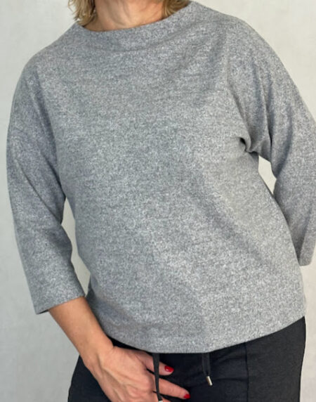 Bluzka sweterkowa IZZI SZARA