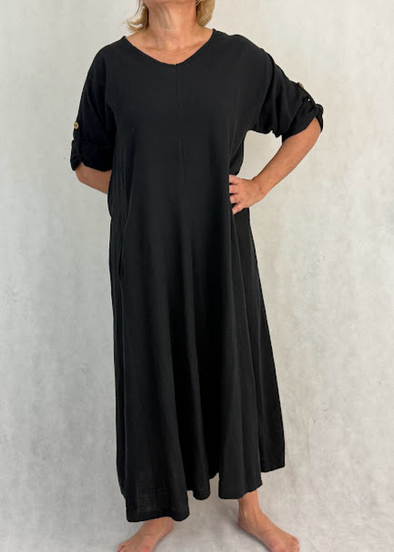 Sukienka długa BETI CZARNA