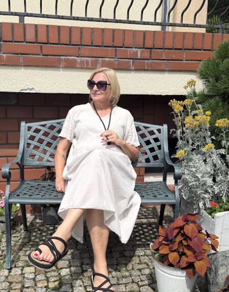 Sukienka STEFFI BEŻOWA